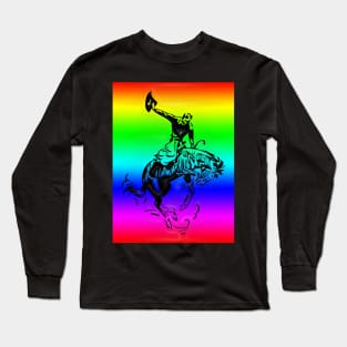 Western Era - Cowboy on Horseback 6 Long Sleeve T-Shirt